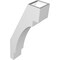 Ekena Millwork 4-in. W x 10-in. D x 22-in. H Merced Architectural Grade PVC Knee Brace BRCP04X10X22MRC - alternate 3